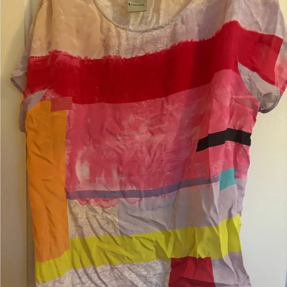 Helen Bullock Floral Silk Tee - Picture 2 of 5